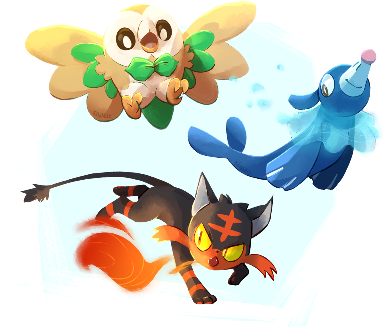 Pokemon Sun And Moon - Cartoon (1280x1139)