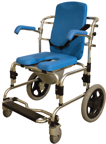 The Baltic Transporter Shower/commode Chair - Platinum Health Phbs3700 Platinum (white) Health Baltic (377x502)