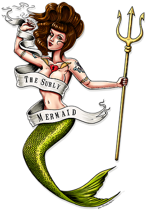 Chef Steve Thomas' The Surly Mermaid Food Truck And - Surly Mermaid Food Truck (324x459)