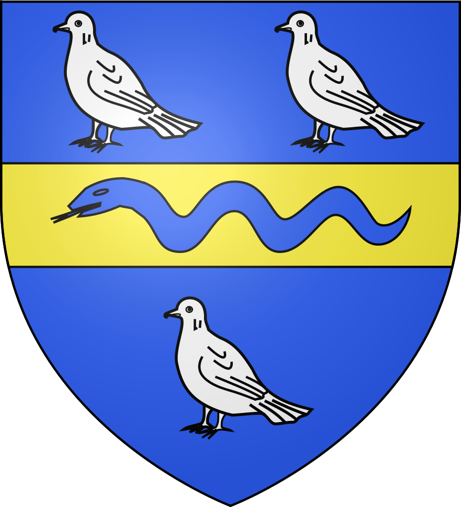 Blason Famille Fr Huvier Du Mée - Poissy (931x1024)
