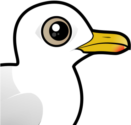 About The Iceland Gull - Birdorable Glaucous Möve Grußkarte (440x440)