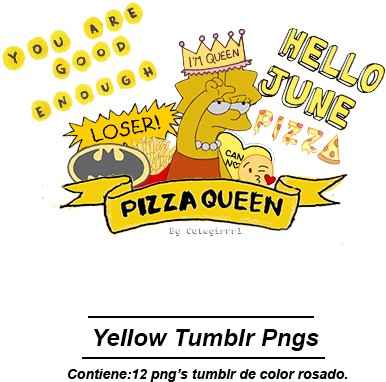 Yellow Pngs Tumblr By Cutegirrrl - Digital Art (500x500)
