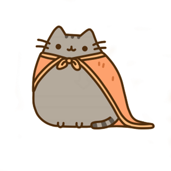 Free Transparent Pizza Cat Tumblr - Pusheen The Cat Costume Ideas (600x600)