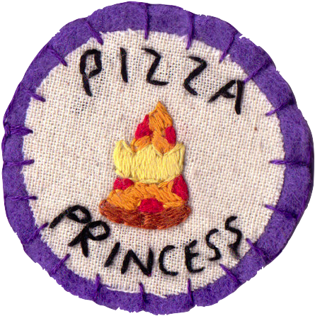 Pizza, Princess, And Food Image - Overlay Patches (500x478)