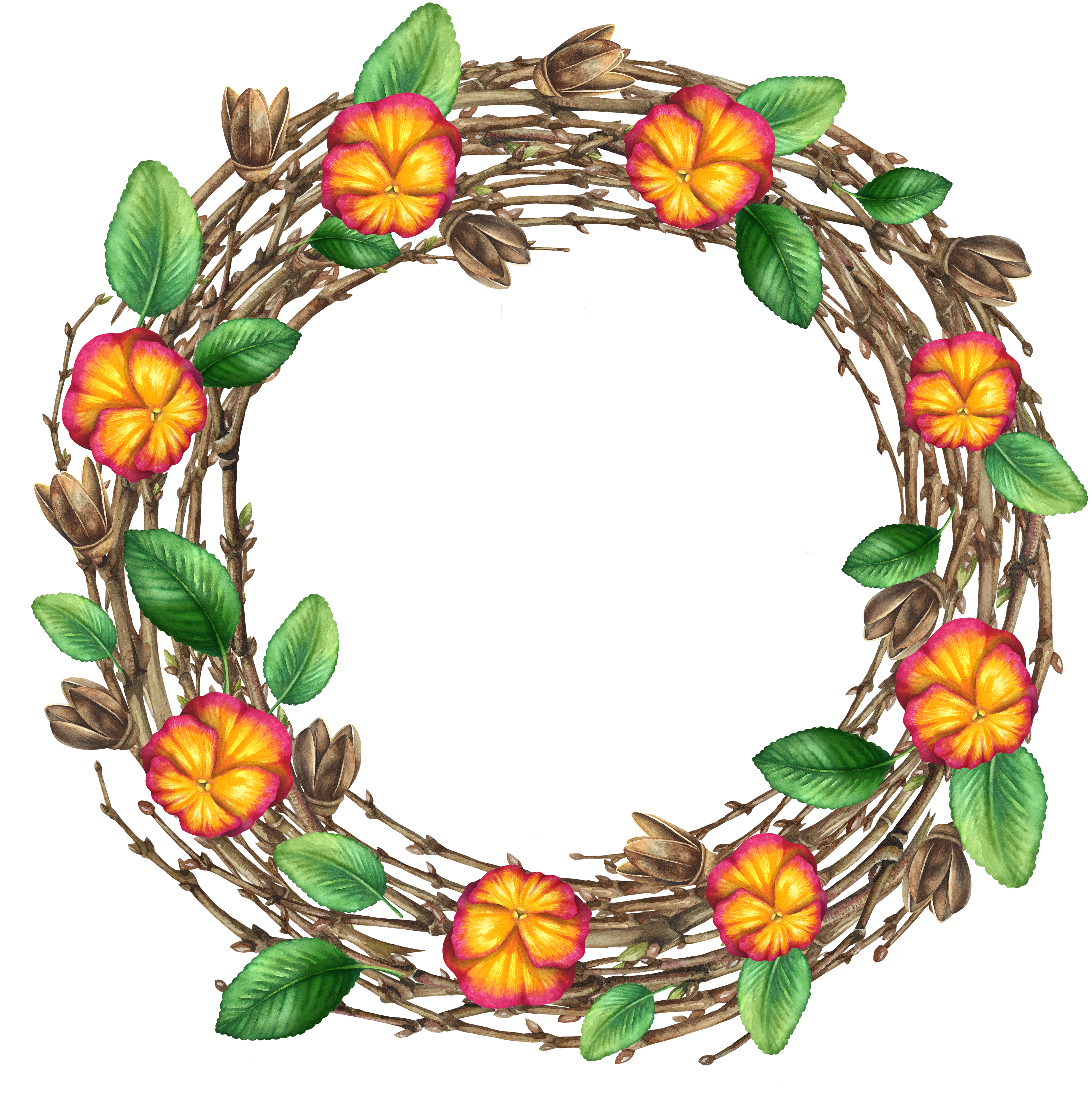 Wreath Floral Design Flower - Wreath Floral Design Flower (5000x5000)