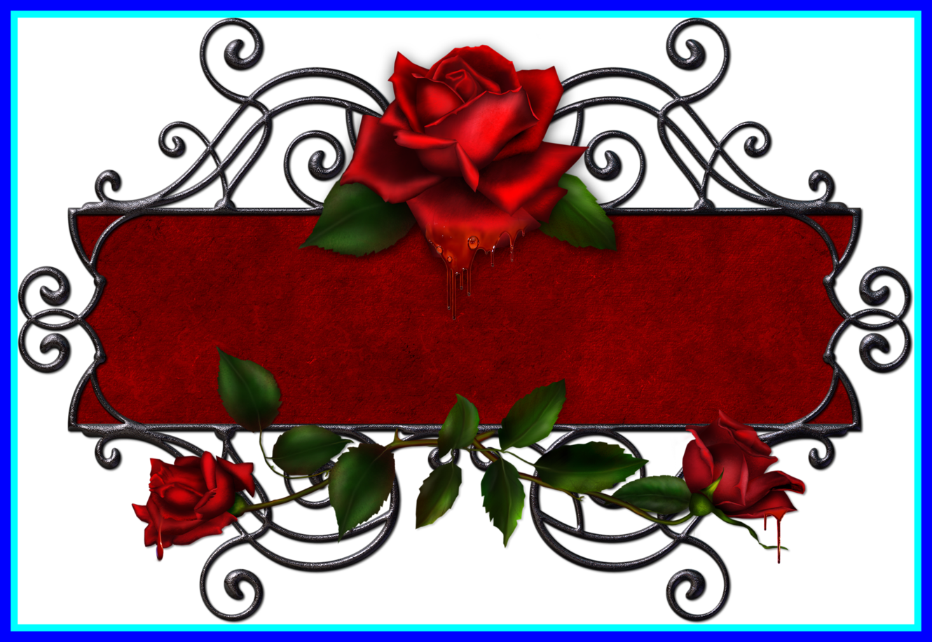 Astonishing Dreadroseshield Png Scrapbook Borders Clip - Welcome Gifs (1330x916)