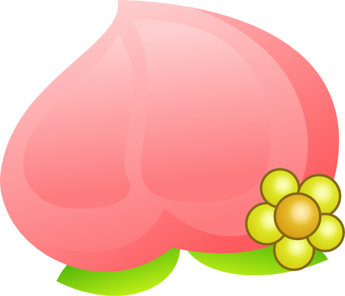 Peach Flower Cutie Mark By Kinnichi - Peach Flower Cutie Mark By Kinnichi (500x429)