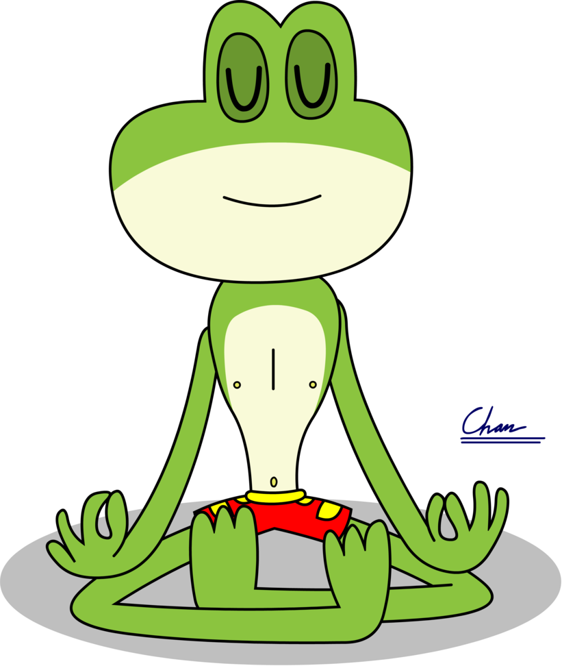 Meditation By Digbio - True Frog (821x972)