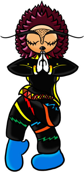 Elizabeth Meditating By Darthsatan20 - Cartoon (389x728)