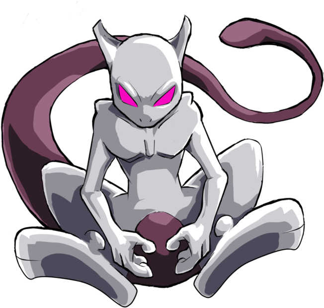 Meditating Mewtwo By Fabriziofioretti - Meditation (752x1063)