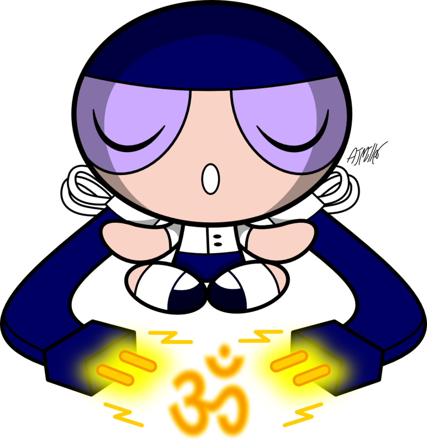 Bicycle Meditating By Ajtheppgfan - Cartoon (880x907)