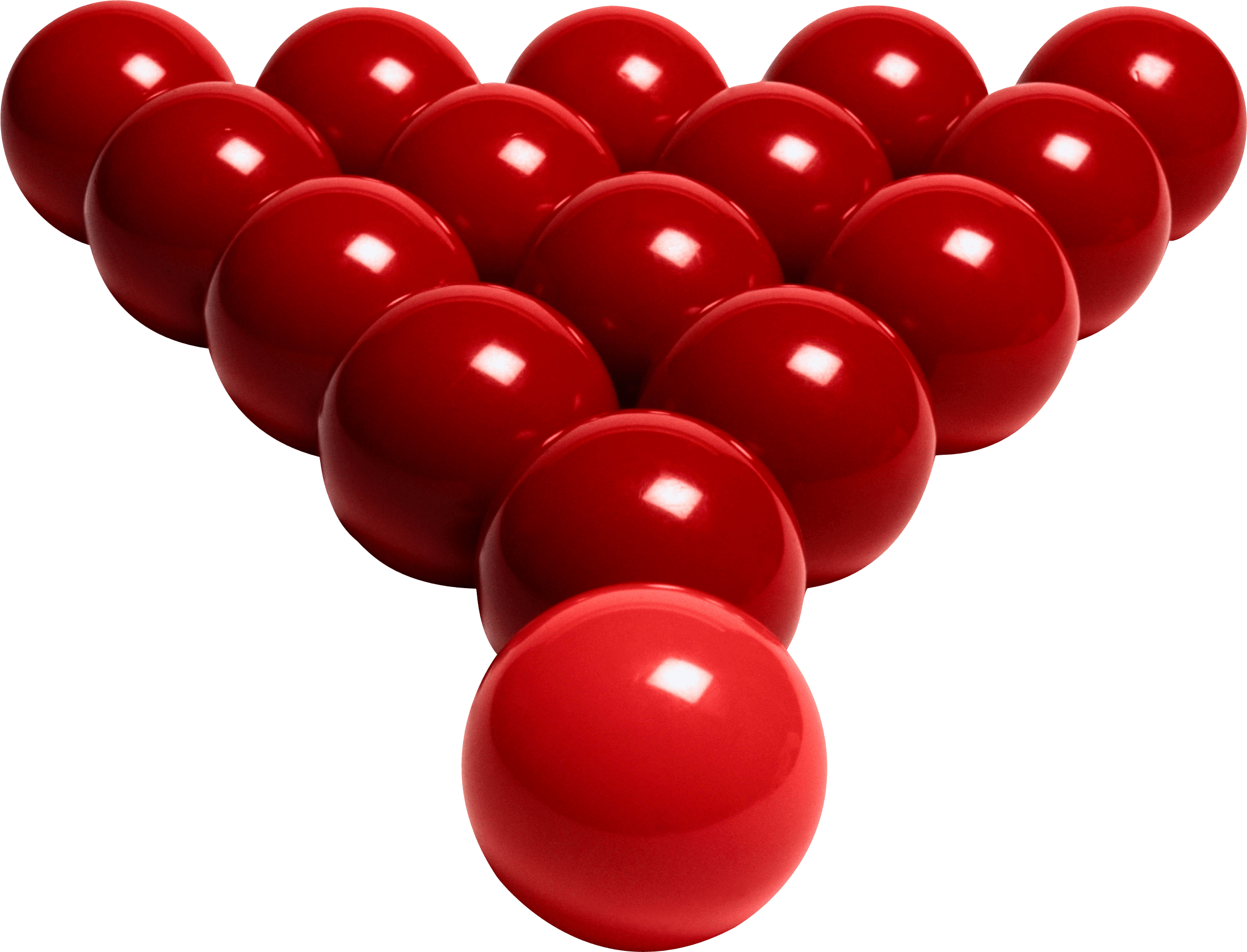 Billiard Red Balls - Snooker Png (2197x1677)
