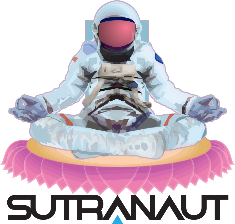 Meditating Astronaut By Sutranaut Meditating Astronaut - Bobsleigh (914x914)