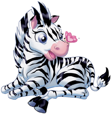 Zebras Cliparts - Cartoon Zebra (400x400)