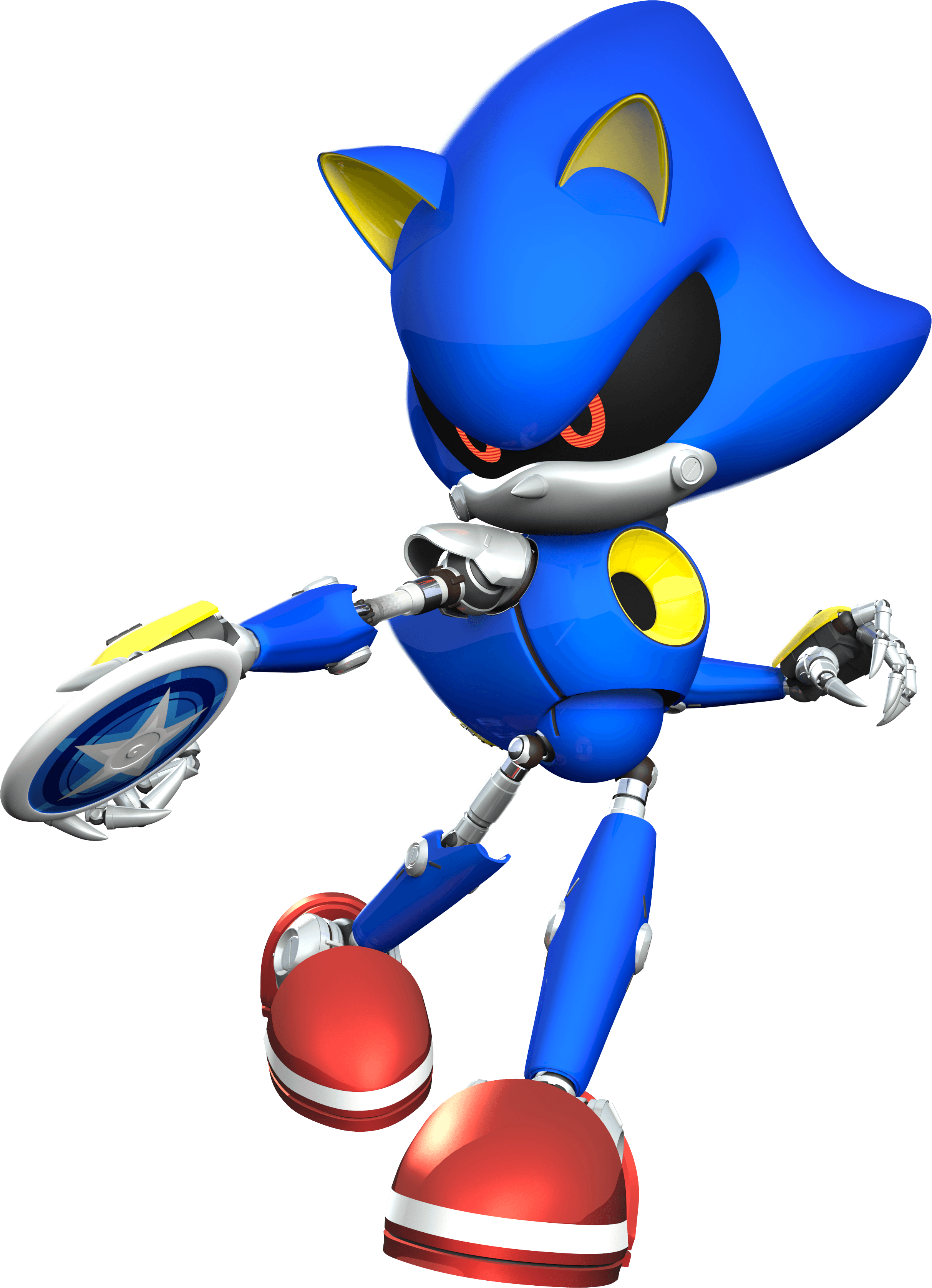Metal Sonic Throwing Discus - Mario & Sonic At The Olympic Winter Games Metal (2426x3354)