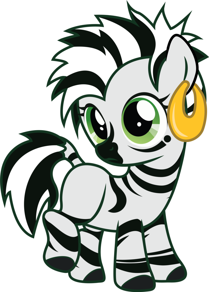 Geekladd, Black Stripe, Blank Flank, Earring, Fallout - My Little Pony: Friendship Is Magic Fandom (735x1024)