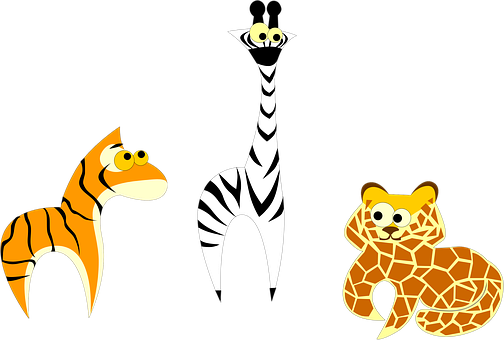 Zoo, Tiger, Giraffe, Zebra, Error, Wrong - Zoo Png (504x340)