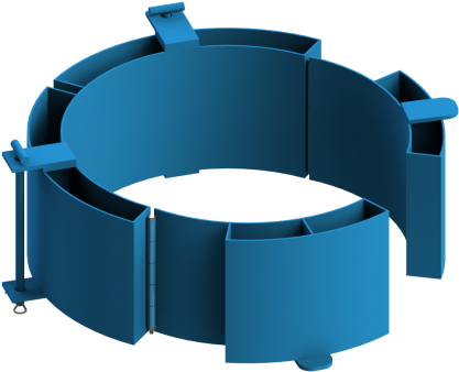Drum Diameter Adaptor For 19" Diameter Drum - Circle (432x392)