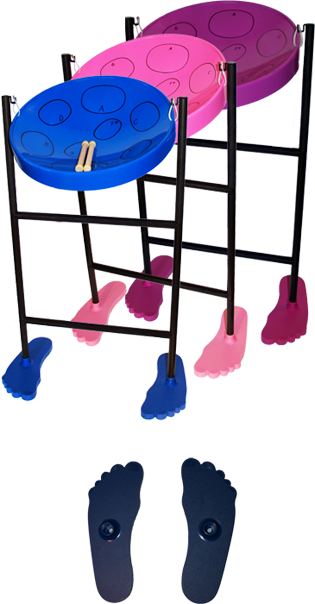 1) Conventional Base - Jumbie Jam Steel Pan - Blue (315x604)