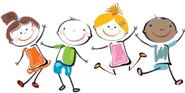 Happy Kids Clipart Transparent - Happy Children Clipart (600x347)