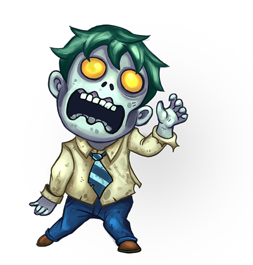 Zombie Outfit - Cartoon (650x650)