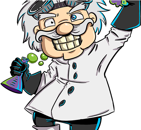 Diy Do It Yourself - Cartoon Mad Scientist (495x430)