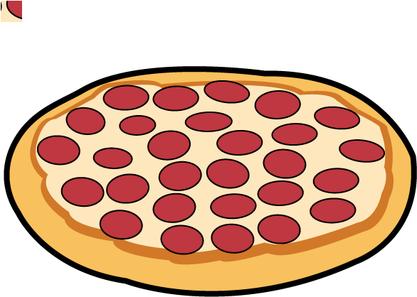 Pizza Clipart Pizza Clipart Transparent - Clip Art (592x505)