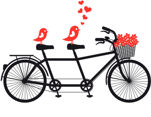 Tubes Transports - Tandem Bicycle Love (600x467)