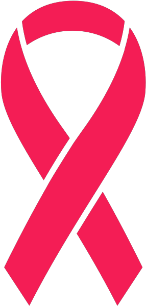 Ribbon Sticker Icon Pink2 - Free Pink Ribbon Vector (294x600)