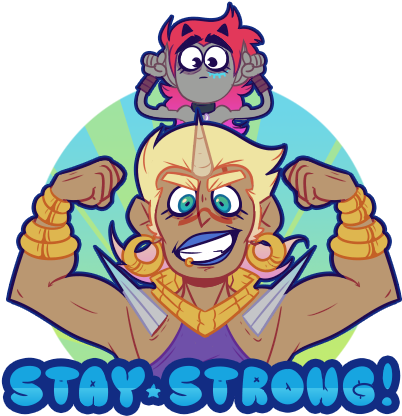 Stay Strong By Birdkings - Santviento (450x450)