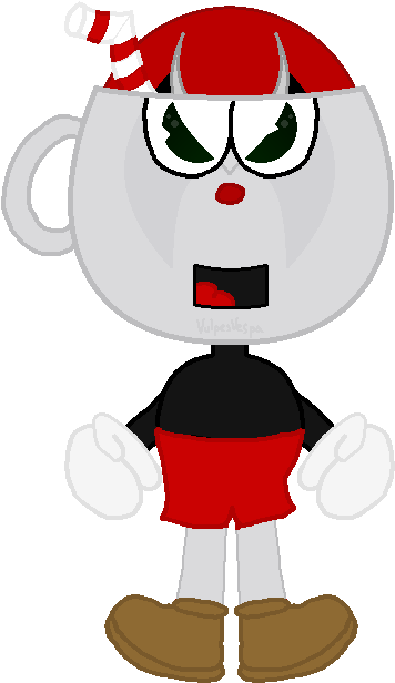 Strong Bad As Cuphead By Vulpesvespa - Strong Bad (370x630)