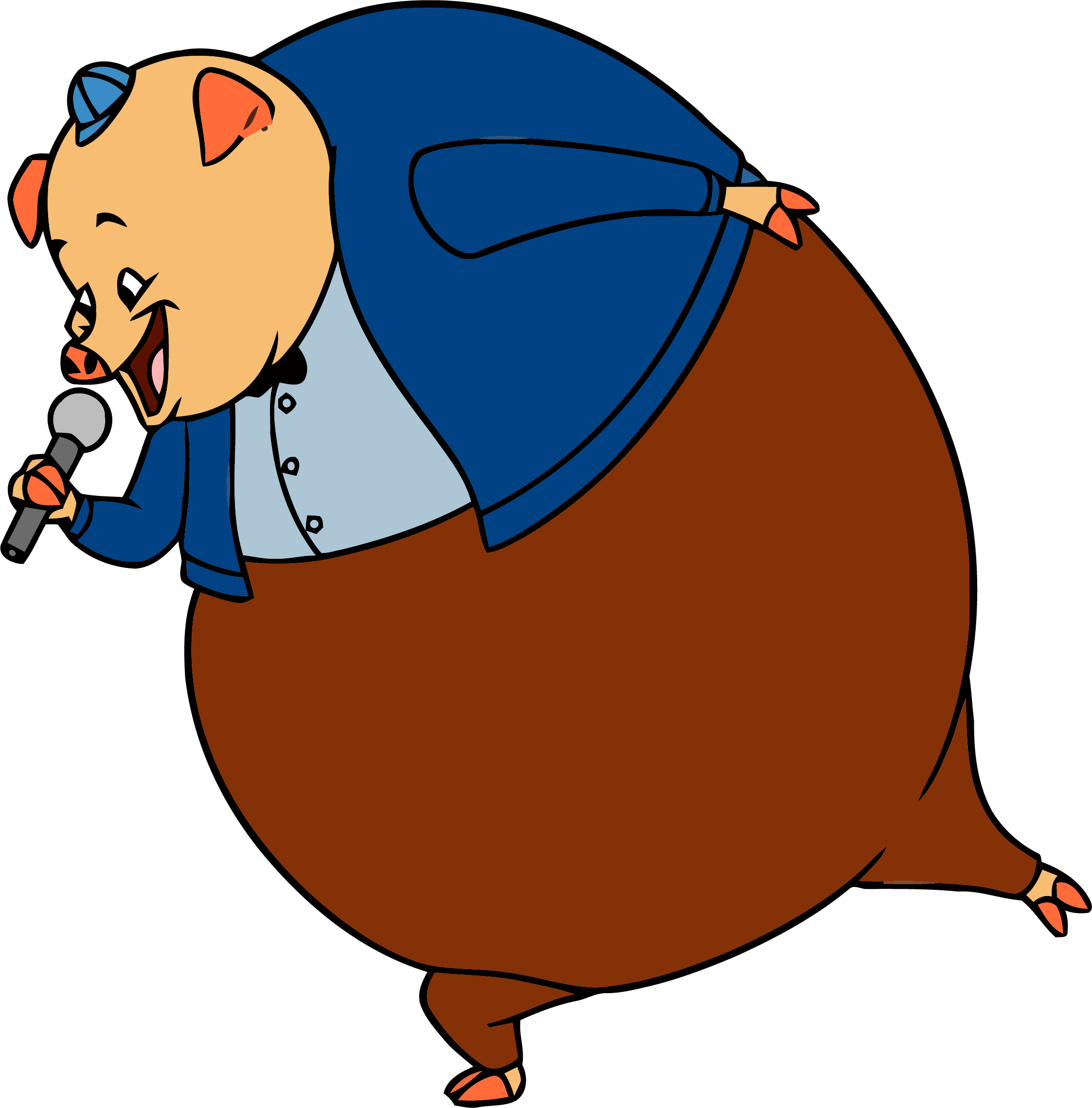 Chicken Little Pig Song Clipart Png - Clip Art (2273x2306)