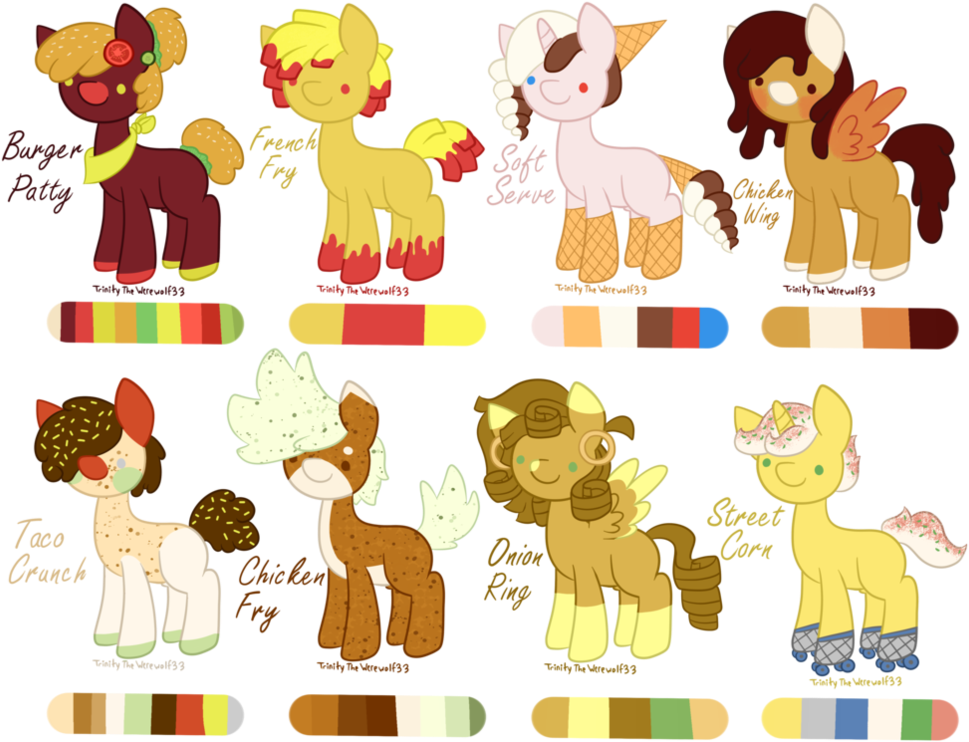 Cheap Fast Food Pony Adopts By Lycantrin - Cartoon (1020x783)