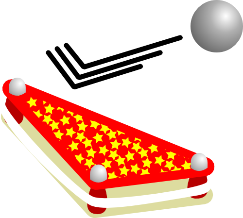 Pinball Cutie Mark By Kinnichi - Pinball Bumper Clip Art (500x449)