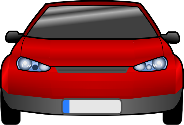 Carro Cartoon Svg Clip Arts 600 X 407 Px - Car Clipart Front View (600x407)