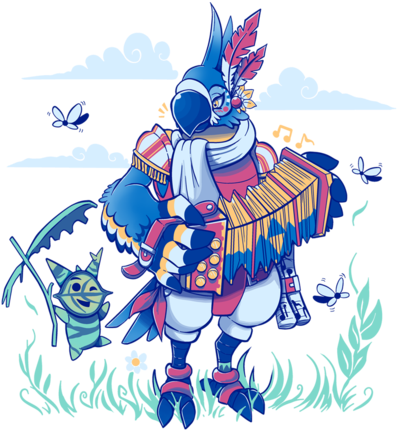 Play The Ancient Song - Play The Ancient Song Backpack By Monarchy7068 (571x495)