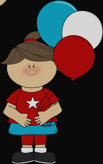 July Fourth Clip Art Cute 4th Of July Clipart - July Kids Clipart (344x550)