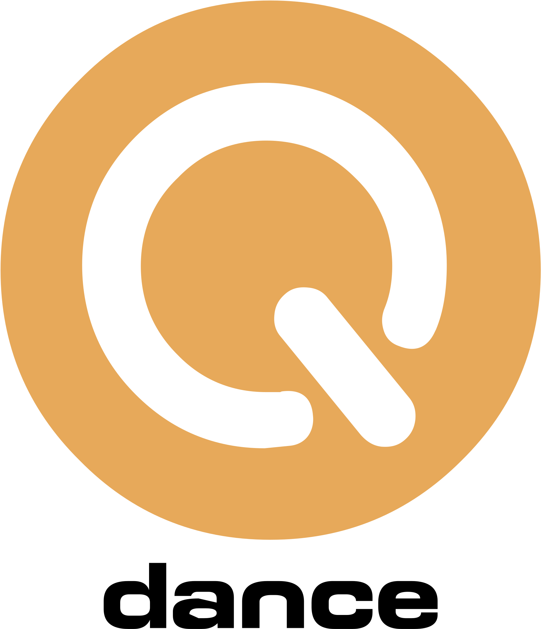 Q Dance Logo Black And White - Charing Cross Tube Station (2400x2400)