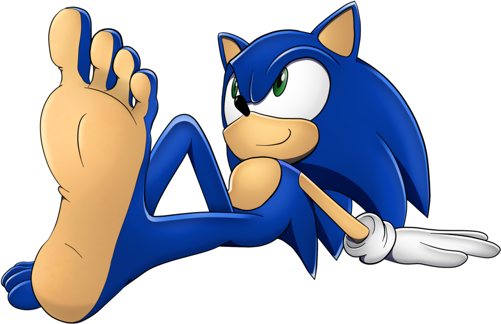 Relaxing Times With Sonic By Feetymcfoot - Sonic Barefoot (1123x712)