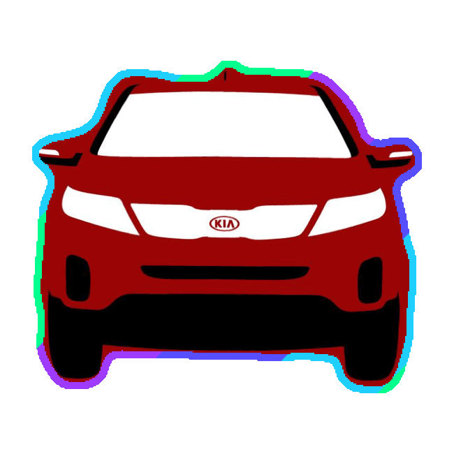 New Car Sticker - Car Red Clipart Giphy (558x476)