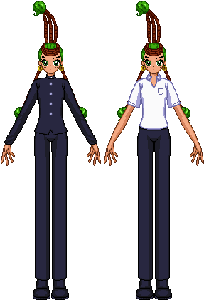 Junior High School Girl Sanko By Sirena-voyager - Cartoon (300x429)