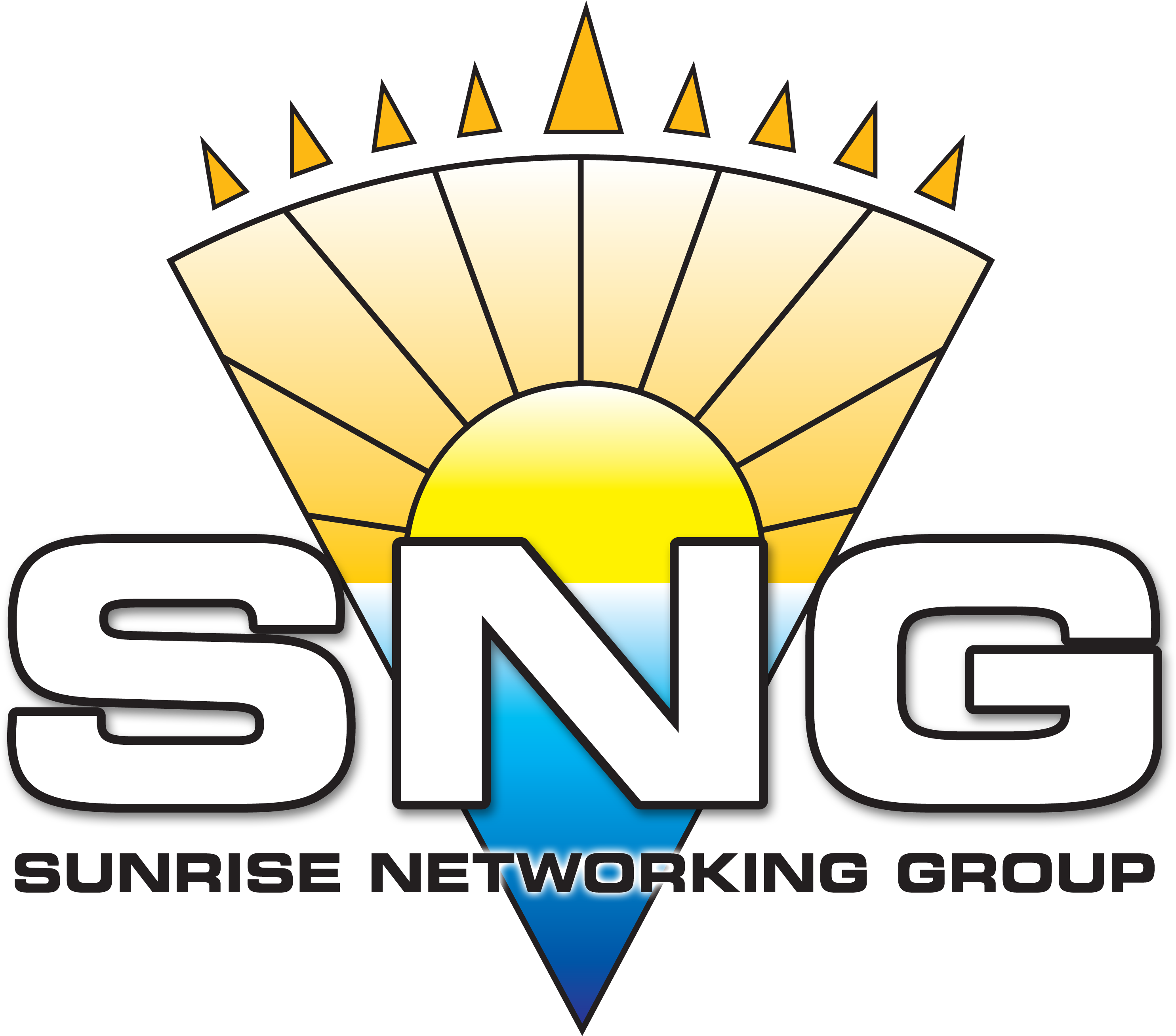 Sng Logo Stacked - Sunrise Networking Group, Llc (3000x3000)