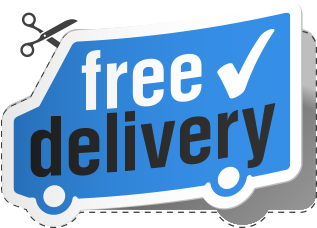 Free Delivery Transparent - Free Delivery (398x302)