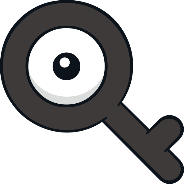 Pokemon Unown-q Is A Fictional Character Of Humans - Unown Pokemon Png (600x600)