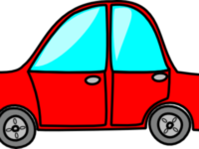 Blue Car Clipart Red Toy Car - Animated Car Gif Png (640x480)