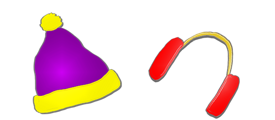 Hat & Earmuffs Png - Hat & Earmuffs Png (600x300)