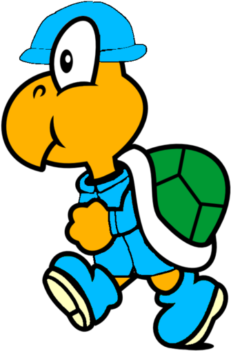 Captain Koopa Raingear 2d For Stevenpepi By Joshuat1306 - Koopa Troopa 2d (400x525)