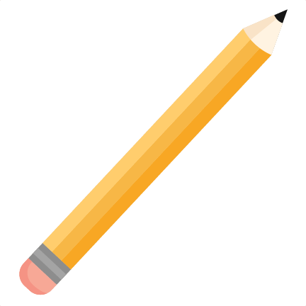 School Pencil Svg Scrapbook Cut File Cute Clipart Files - Pencil Clipart (432x432)