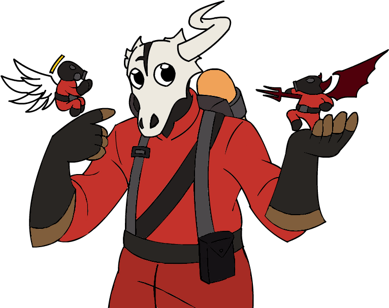 Angel The She-pyro By Nylten - Cartoon (838x612)