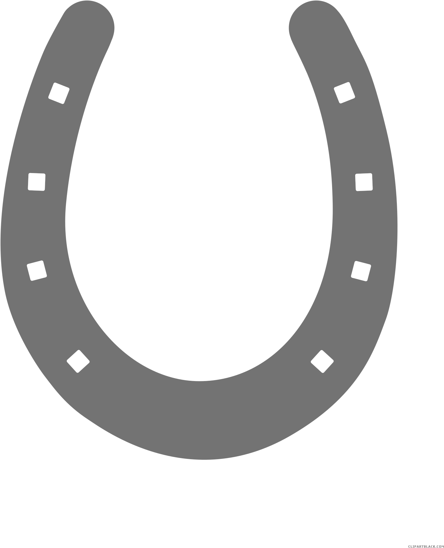 Black And White Horseshoe Animal Free Black White Clipart - Colts Logo Black And White (1697x2400)